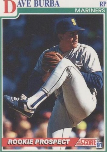 1991 Score - Dave Burba #742