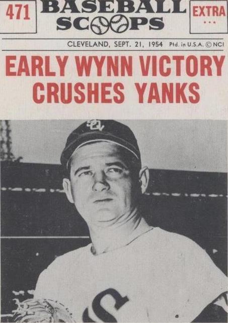 Cucharadas de béisbol Nu-Cards 1961 - Early Wynn #471