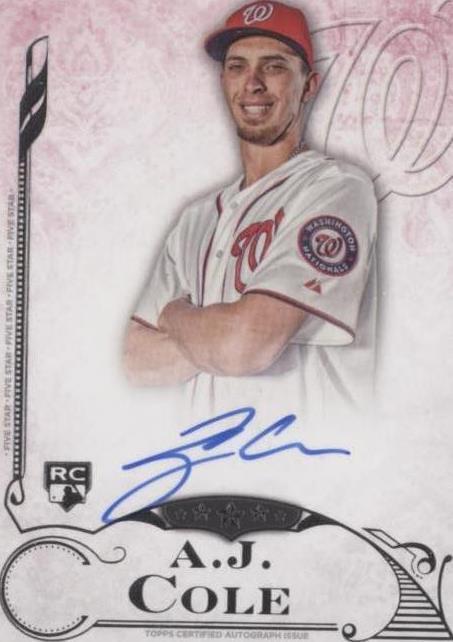 2015 Topps Five Star - A.J. Cole #FSA-ACO