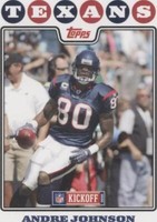 2008 Topps Kickoff Andre Johnson #65