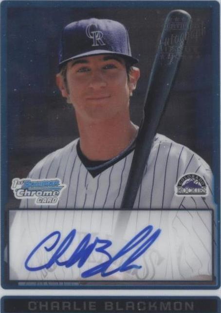 Bowman - Charlie Blackmon 2009 #BCP121