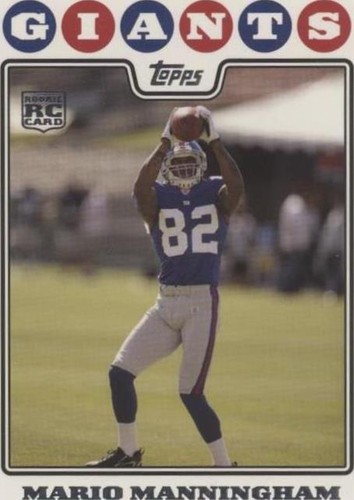 2008 Topps Mario Manningham #366