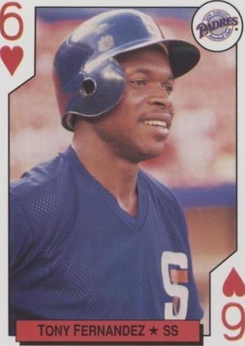 1992 Bicycle Major League All-Stars - Tony Fernandez #6H
