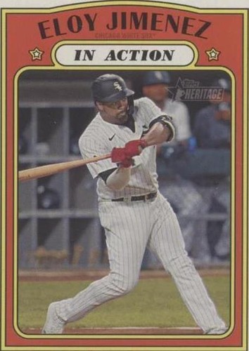 2021 Topps Heritage #192 Eloy Jimenez | eBay
