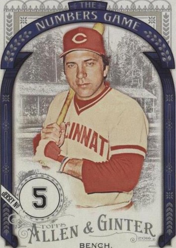 2016 Topps Allen & Ginter - Johnny Bench #NG-68