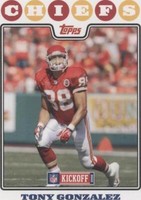 2008 Topps Kickoff Tony Gonzalez #87
