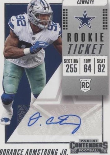 2018 Panini Contenders Dorance Armstrong Jr. #315