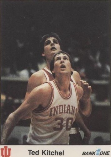 1986 Bank One Indiana Hoosiers Greats I - Ted Kitchel #6