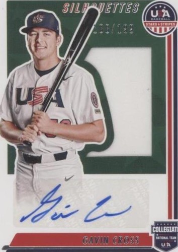 2022 Panini USA Baseball Stars & Stripes - Gavin Cross #SIL-GC1