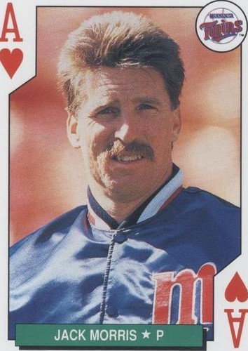 1991 U.S. Playing Cards Major League All-Stars - Jack Morris #AH