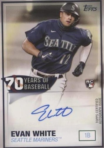 2021 Topps - Evan White #70YA-EW