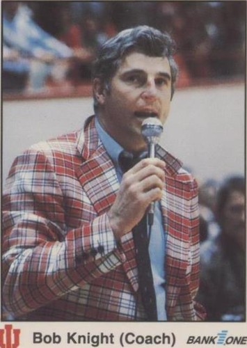 1986 Bank One Indiana Hoosiers Greats I - Bob Knight #1