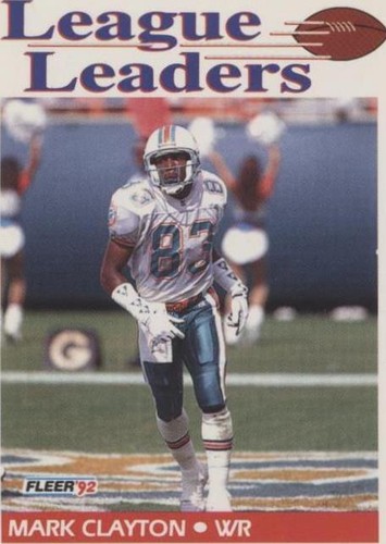 1992 Fleer Mark Clayton #456