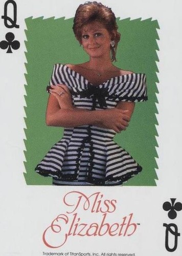 1991 U.S. Playing Card WWF - Miss Elizabeth #QC