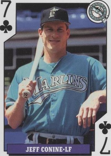 1993 Bicycle Baseball Rookies Playing Cards - Jeff Conine #7C
