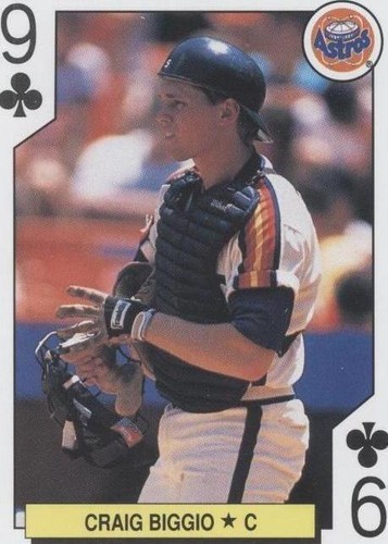 1991 U.S. Playing Cards Major League All-Stars - Craig Biggio #9C