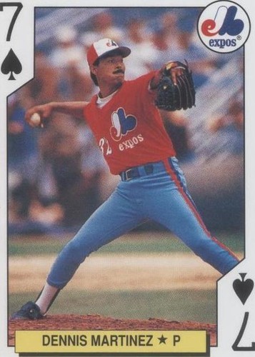 1991 U.S. Playing Cards Major League All-Stars - Dennis Martinez #7S