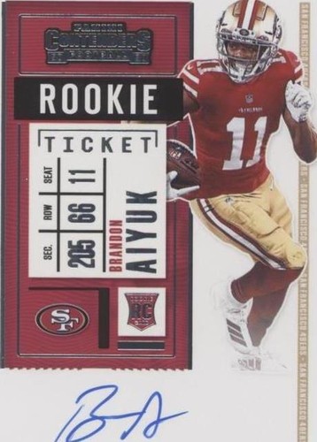 2020 Panini Contenders Brandon Aiyuk #110