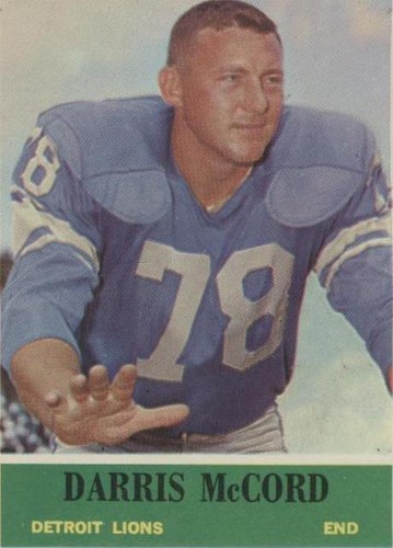 1964 Philadelphia Darris McCord #64