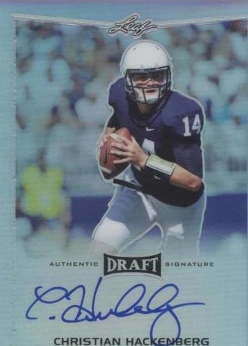 2016 Leaf Metal Draft Christian Hackenberg #BA-CH1
