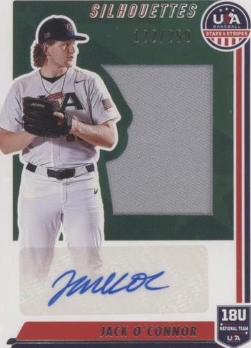 2022 Panini USA Baseball Stars & Stripes - Jack O'Connor #SIL-JOC