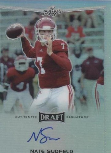 2016 Leaf Metal Draft Nate Sudfeld #BA-NS1