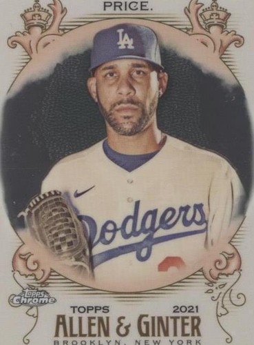 2021 Topps Allen & Ginter Chrome - David Price #278