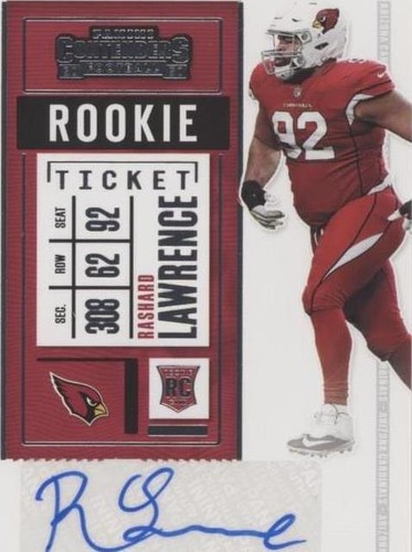 2020 Panini Contenders Rashard Lawrence #255