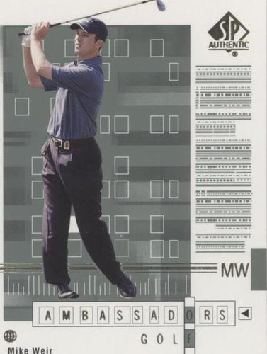 2002 SP Authentic - Mike Weir #72SPA