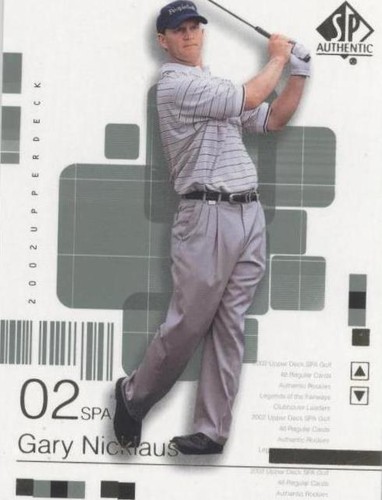 2002 SP Authentic - Gary Nicklaus #40SPA