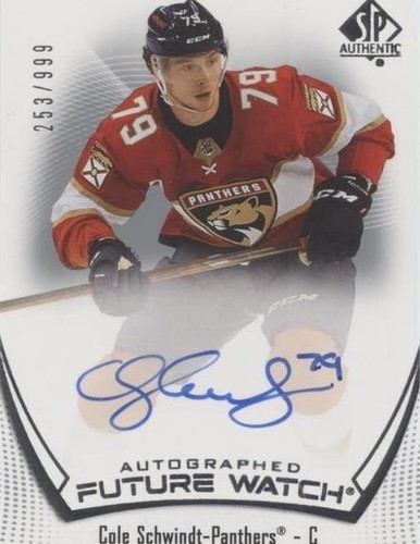 2021-22 SP Authentic - Cole Schwindt #193