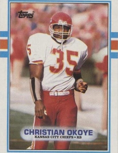 1989 Topps Christian Okoye #353