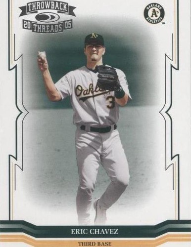 2005 Donruss Throwback Threads - Eric Chavez #3