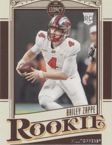 2022 Panini Chronicles Draft Picks Bailey Zappe #25