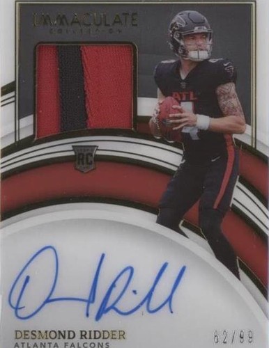 2022 Panini Immaculate Collection Desmond Ridder #124