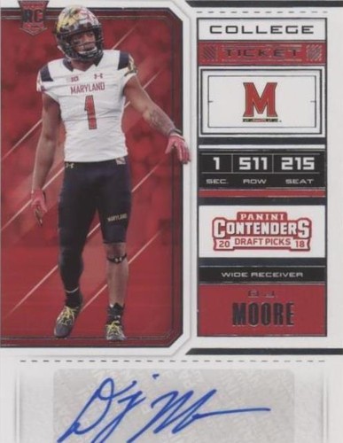 2018 Panini Contenders Draft Picks Football Trading Cards