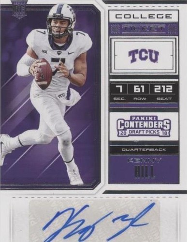 2018 Panini Contenders Draft Picks Kenny Hill #192