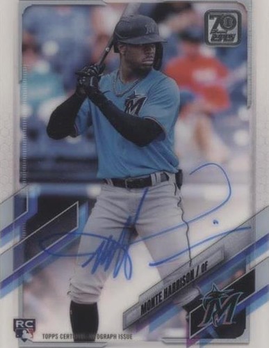 2021 Topps Clearly Authentic Autographs - Monte Harrison #CAA-MH