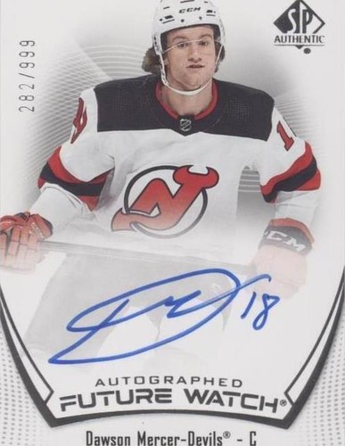 2021-22 SP Authentic - Dawson Mercer #176