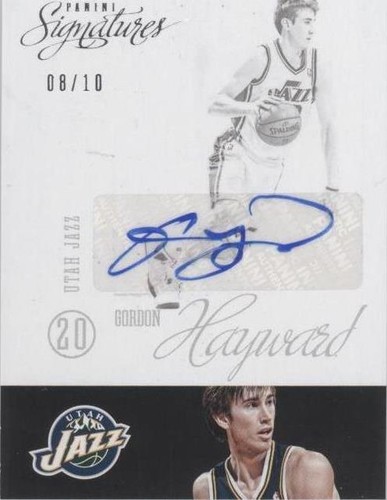 2012-13 Panini Signatures - Gordon Hayward #102