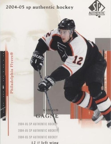 2004-05 SP Authentic - Simon Gagne #67