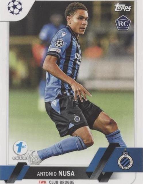 2022-23 Topps UEFA Club Competitions 1st Edition Antonio Nusa #140