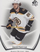 2021-22 SP Authentic - David Pastrnak #10