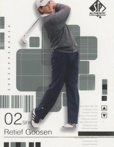 2002 SP Authentic - Retief Goosen #25SPA