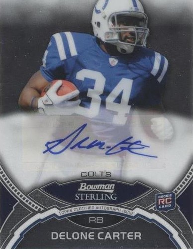 2011 Bowman Sterling Delone Carter #BSA-DC
