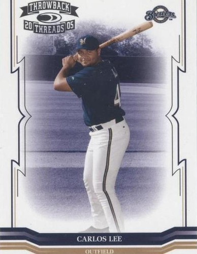 2005 Donruss Throwback Threads - Carlos Lee #45