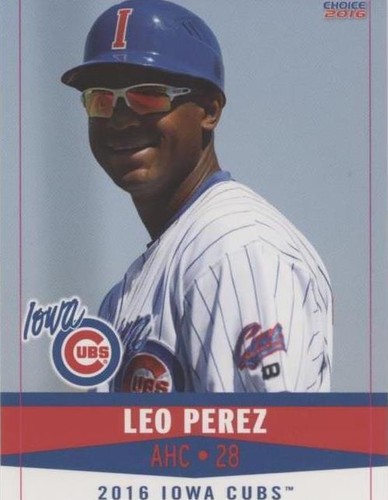 2016 Choice Iowa Cubs - Leo Perez #25
