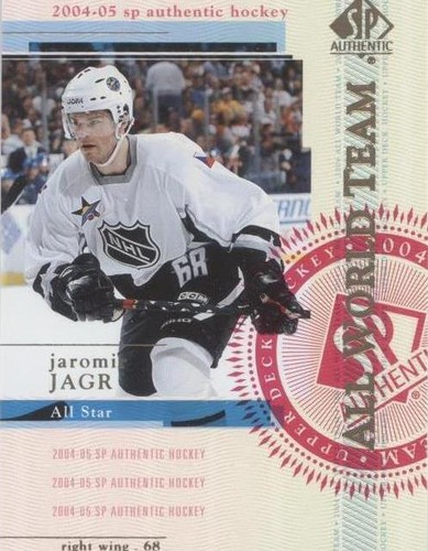 2004-05 SP Authentic - Jaromir Jagr #128