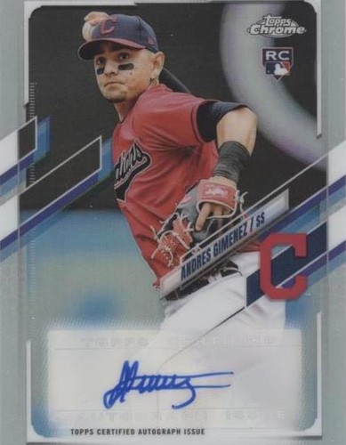 2021 Topps Chrome Update Series - Andres Gimenez #CUSA-AG