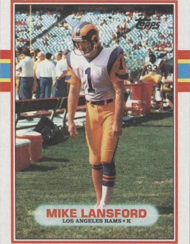 1989 Topps Mike Lansford #128